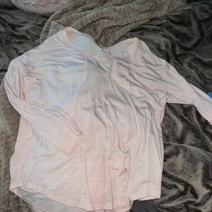 light pink light weight workout shirt athleta long sleeve